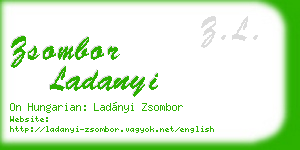 zsombor ladanyi business card